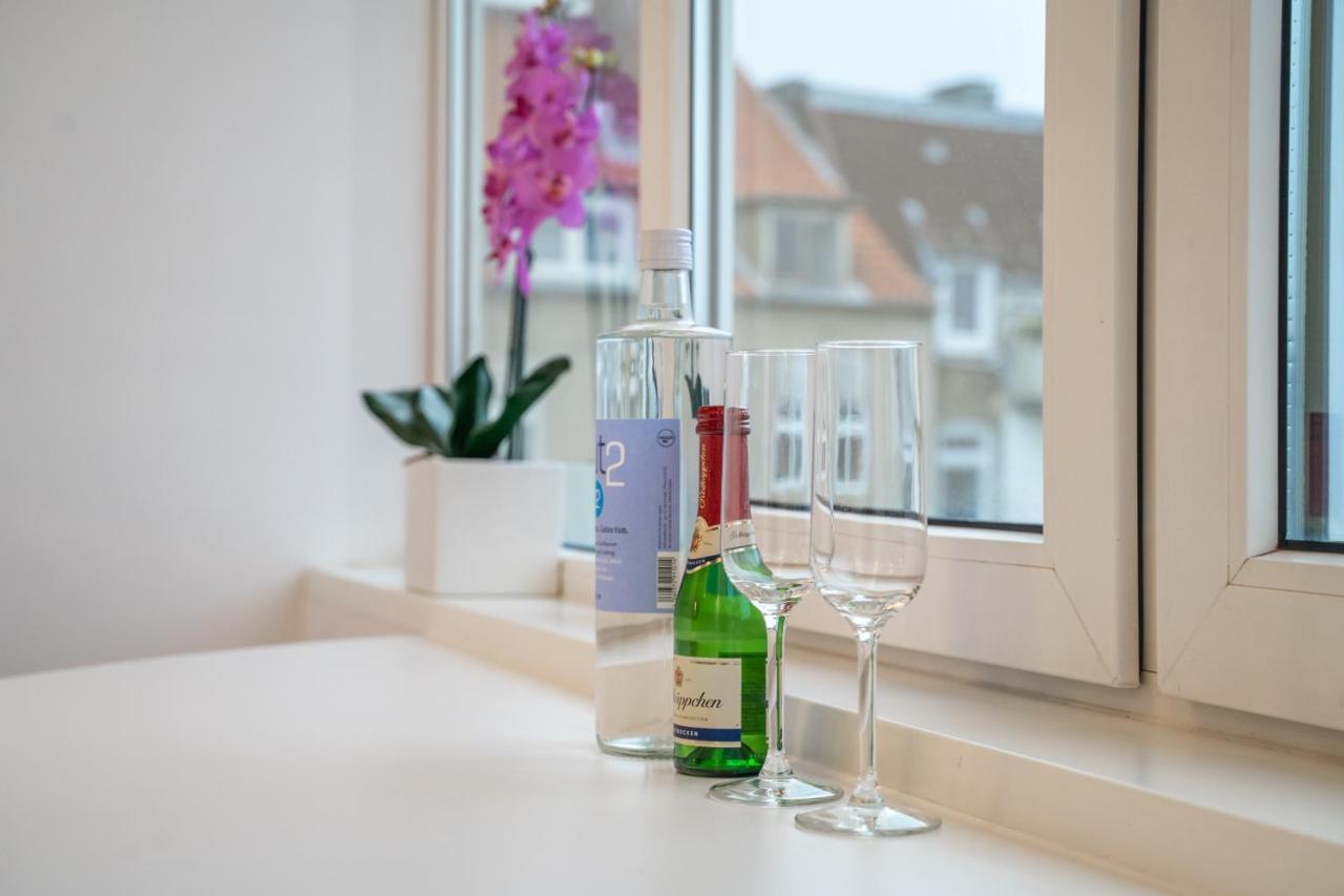 Kiel, Renovierte Innenstadtwohnung, 24H Check-In, 2 Kostenlose Fahrraeder Buitenkant foto